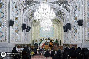 تشرف کاروان زیارتی تبریز به حرم مطهر رضوی
