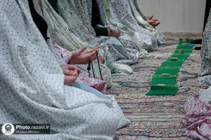 حضور خدام حرم مطهر رضوی در جمع دختران مرکز بهزیستی توس