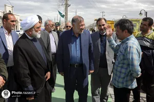 بازدید تولیت آستان قدس رضوی از خدمت&zwnj;رسانی به زائران در زائرشهر رضوی