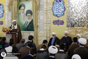 عمامه&zwnj;گذاری طلاب حوزه علمیه خراسان