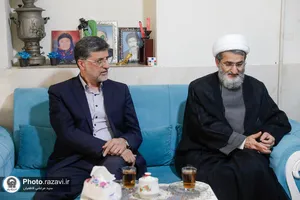 دیدار قائم&zwnj;مقام تولیت آستان قدس رضوی با خانواده جانباختگان حادثه معدن طبس