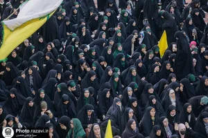 اجتماع همبستگی با جبهه مقاومت فلسطین در حرم مطهر رضوی