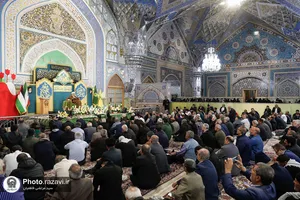 مراسم شب ولادت حضرت زینب(س) در حرم مطهر رضوی