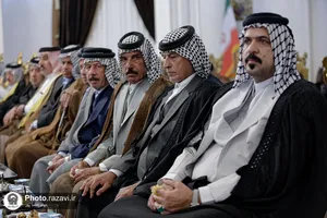 استقبال از شیوخ عشایر عراق در فرودگاه شهید هاشمی&zwnj;نژاد مشهد-۲
