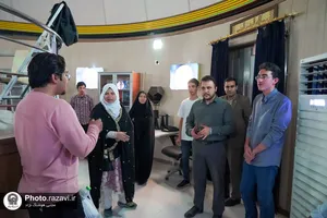 بازدید جمعی از مدیران و معلمان مدارس هندوستان از دبیرستان علوم و معارف اسلامی امام رضا (ع)