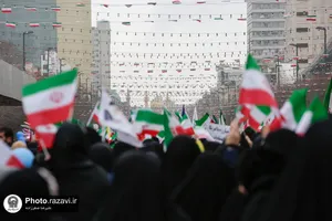 راهپیمایی پرشکوه 22 بهمن در مشهد