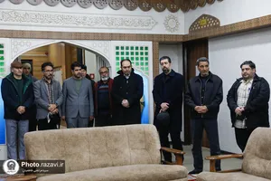 بازدید کارکنان آستان قدس از موسسات موقوفه خدمات زائر رضوی