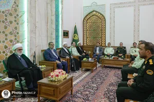 دیدار فرماندهان انتظامی استان خراسان رضوی با تولیت آستان قدس رضوی
