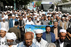 تشرف جمعی از علمای اهل سنت به حرم مطهر رضوی