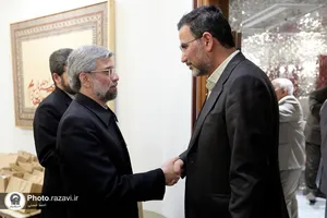 نشست صمیمی مدیران ادواری حرم مطهر
