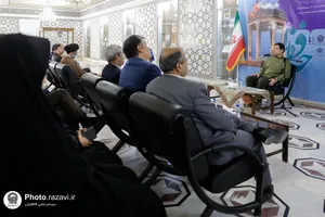 رونمایی از نسخه خطی 500 ساله دیوان حافظ شیرازی در حرم مطهر رضوی