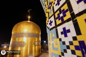 حال و هوای حرم مطهر رضوی در شب میلاد امام حسین علیه&zwnj;السلام