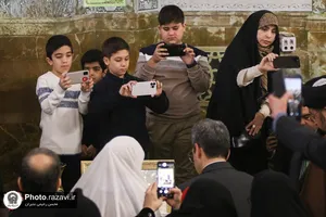  پیوند عاشقانه در سایه حضرت رضا علیه&zwnj;السلام در روز عید مبعث 