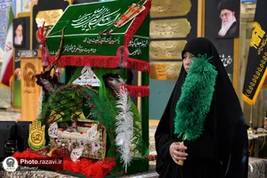 همایش "شیرخوارگان حسینی" در حرم مطهر رضوی-1