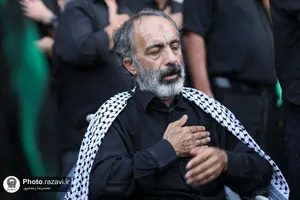 چهارپایه خوانی شهادت امام رضا علیه&zwnj;السلام در حرم مطهر رضوی