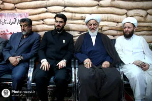 آیین افتتاح حسینیه شهدا در حرم مطهر رضوی