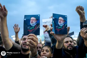 وداع با پیکر رئیس&zwnj;جمهور شهید و همراهان در مشهدالرضا&zwnj;&zwnj;علیه السلام -1