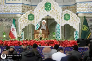 مراسم شب میلاد امام حسن مجتبی علیه السلام در حرم مطهر رضوی