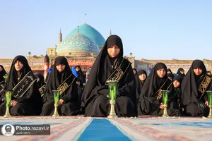 آماده سازی جایگاه مراسم خطبه &zwnj;خوانی شب عاشورا