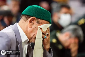 عزاداری رحلت حضرت خدیجه سلام الله علیها در حرم مطهر رضوی