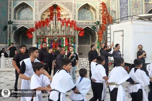 هیئت عزاداران خراسان جنوبی در حسینیه حرم