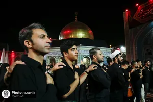 عزاداری هیئات مذهبی استان سمنان در حسینیه حرم