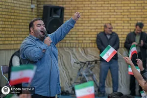 حضور خدام حرم مطهر رضوی در مرکز آموزش نابینایان امید