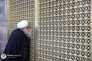 آیین اذن عزای ماه محرم در حرم مطهر رضوی-2
