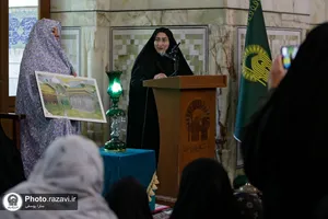 مراسم میلاد امام حسین(علیه&zwnj;السلام) در رواق نجمه خاتون