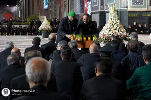 آئین خطبه&zwnj;خوانی شب عاشورا در حرم مطهر رضوی-2