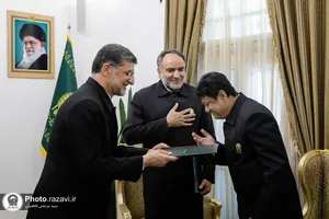 دیدار دو خیر هندی با قائم مقام تولیت آستان قدس رضوی