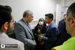 بازدید وزیر بهداشت از خدمات درمانی دارالشفا در ایام نوروز