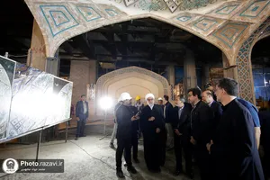 بازدید تولیت آستان قدس رضوی از پروژه&zwnj;های عمرانی حرم مطهر
