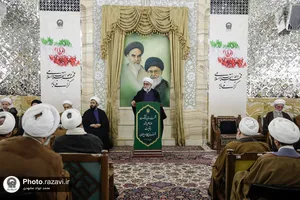 دیدار اساتید پیشکسوت حوزه علمیه مشهد با تولیت آستان قدس رضوی