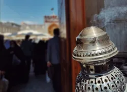 ۴۴ روشندل کرمانی در آستانه روز جهانی عصای سفید مهمان امام رئوف (ع) شدند
