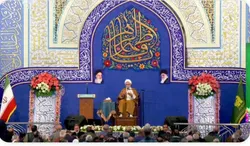 حرم مطهر رضوی در شام میلاد حضرت زهرا (س) جلوه‌ای از نور و سرور بود