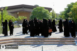 بازدید خدمه خواهر از باغ اردوگاه خاتون و موسسه تربیت بدنی
