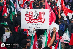 تشییع پیکر رهبر شهید انقلاب در مشهد مقدس-4