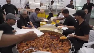 موکب داران بصره میزبان زائران رضوی شدند