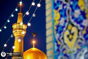 حال و هوای حرم مطهر رضوی در شب میلاد امام حسن عسکری علیه&zwnj;السلام