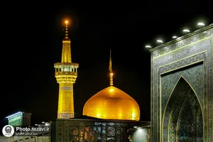 حال و هوای حرم مطهر رضوی در شب میلاد امام حسن مجتبی علیه السلام