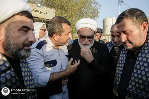 حضور تولیت آستان قدس رضوی در راهپیمایی اربعین