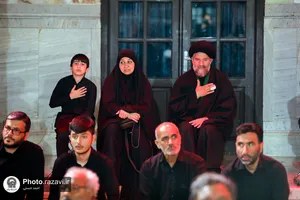 عزاداری هیأت مذهبی استان خوزستان در حسینیه حرم