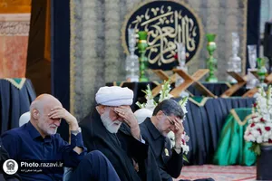 آیین اذن عزای ماه محرم در حرم مطهر رضوی-1