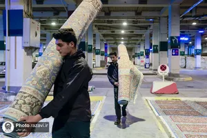 آماده سازی اماکن مسقف حرم مطهر رضوی در سومین شب از لیالی قدر