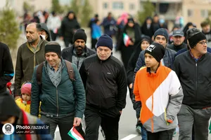 پیاده روی خانوادگی کارکنان آستان قدس رضوی