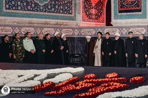 آئین خطبه&zwnj;خوانی شب عاشورا در حرم مطهر رضوی