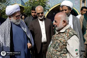 حضور تولیت آستان قدس رضوی در مزار شهدای هویزه