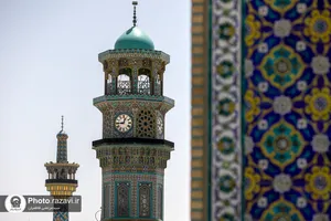 سیاهپوشی حرم مطهر رضوی بمناسبت فرا رسیدن ماه محرم