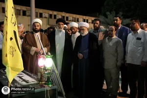حضور تولیت آستان قدس رضوی در مسجد جامع خرمشهر